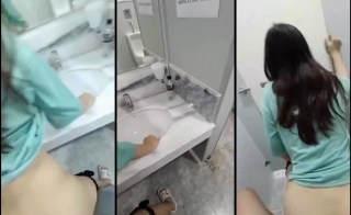 Cặp đôi Genz đụ public ngay trong toilet rạp phim