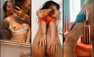 Địt vào mồm lút cán trói tay doggy mạnh bạo làm em rên la