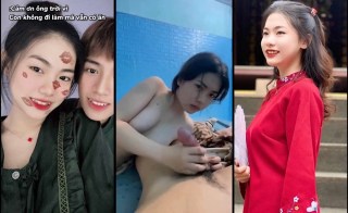 Tung clip mặt em hờn dỗi cũng dễ thương bú cu bị nắc rên la cực nứng